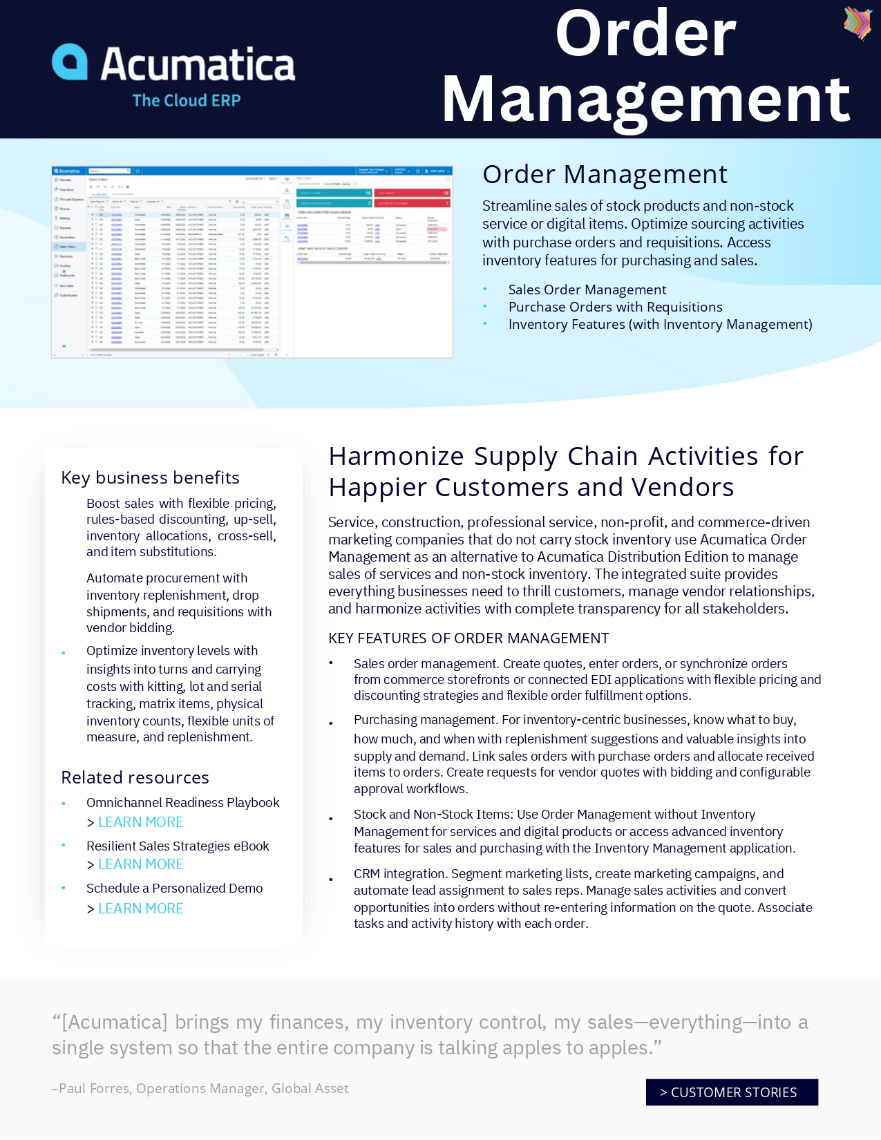 Acumatica distribution brochure